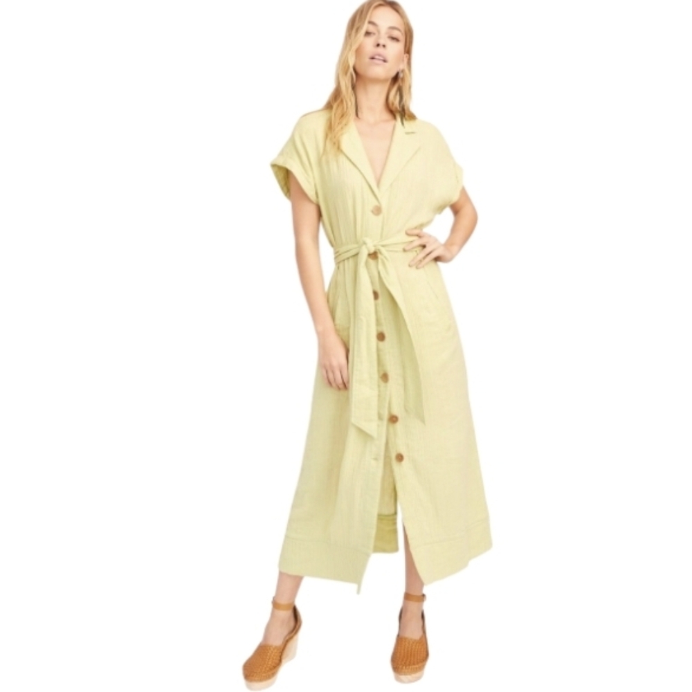 Free People Gauze Midi T-shirt Dtess
